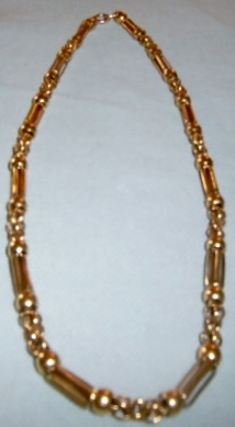 M819M 1920 or earlier Clock Chain for pocket watch in 18K gold-750. Takst-Valuation N. Kr 25 000